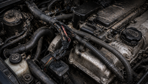 Visible Wiring Damage or Electrical Burning Signs